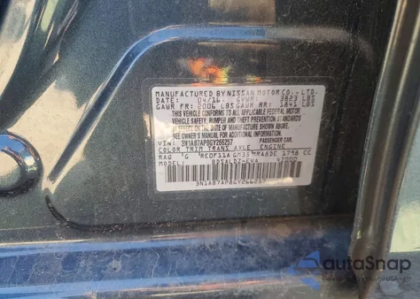 2016 Nissan Sentra Sv z USA, uszkodzony, nr VIN 3N1AB7AP8GY266257